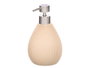 Berilo Dosificateur Ovalé Beige Rayures 10x17x10 cm Polirésine (Set de 12)