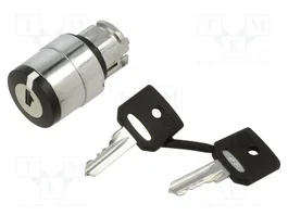 SCHNEIDER ELECTRIC Commutateur rotatif avec clé Harmony XB4 22mm noir
