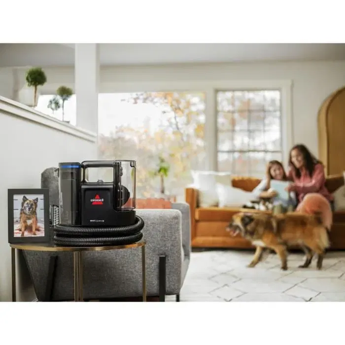 Bissell Détacheur shampouineuse SpotClean C5 Select B3928N - Puissant 400 W - Compact - Tuyau 1.7 m - Niveau sonore 69 dB - Noir