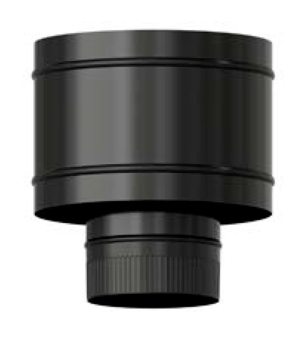 Estufa sombrero terminal antirrevocante noir mat 90º Ø 100 AVM100 Estufa sombrero terminal antirrevocante noir mat 90º Ø 100 AVM100