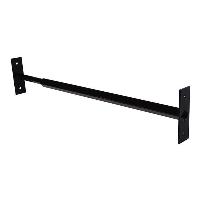 Mottez Barre de sécurité extensible 55 - 103 cm, Noir