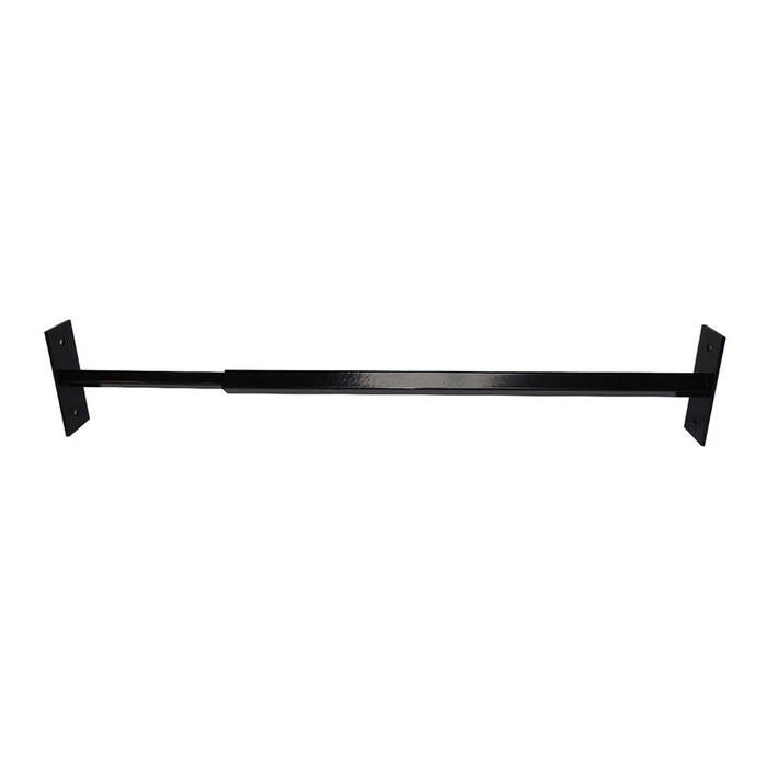Mottez Barre de sécurité extensible 55 - 103 cm, Noir