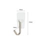 3M Crochet pointe en fil, petit, 19 x 41 x 19 mm, 3 unités + 4 bandes adhésives, charge max 225 g, 17067