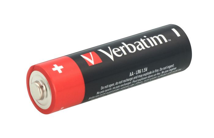 Verbatim - Lot de 10 piles alcalines AA 1.5V pour périphériques électroniques