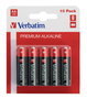 Verbatim - Lot de 10 piles alcalines AA 1.5V pour périphériques électroniques