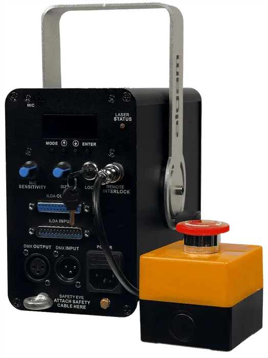 ALGAMLIGHT Bouton d'arrêt d'urgence avec enclenchement pour Spectrum - 5M Algamlight
