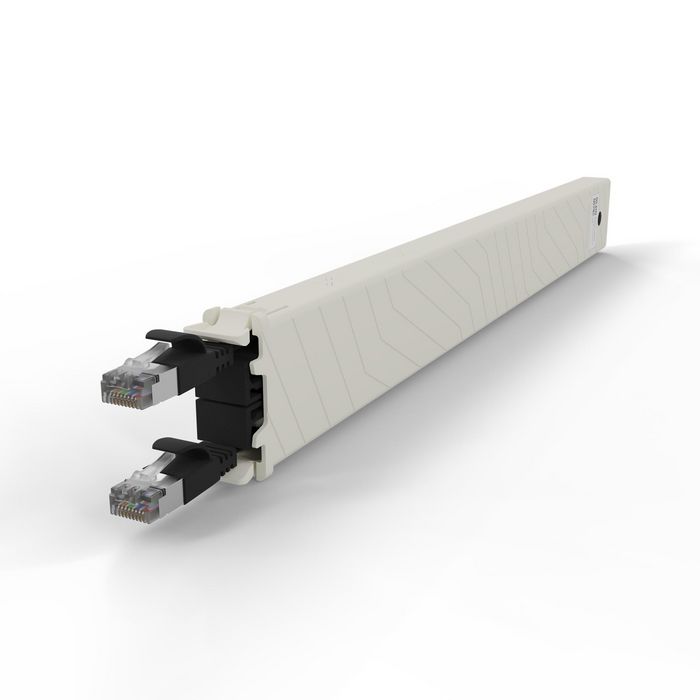 PATCHBOX patchbox.one - Cassette de câblage structuré modulaire 8RU blindée (STP) noire - Système de gestion de câbles pour baie