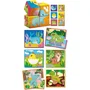 Lisciani Giochi Jeu Créatif Montessori Baby Bois 2-en-1 Cubes et Puzzle pour Développer Observation et Dextérité, Bois et Carton
