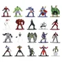 Simba.Dickie.Group Marvel - Coffret de 20 figurines en métal (4 cm) - Personnages Avengers, Hulk, Iron Man, Spider-Man, Loki, Groot