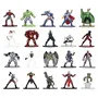 Simba.Dickie.Group Marvel - Coffret de 20 figurines en métal (4 cm) - Personnages Avengers, Hulk, Iron Man, Spider-Man, Loki, Groot