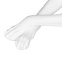 BigBuy Home Figurine Décorative Chien Blanc 18 x 12,5 x 37 cm