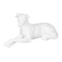 BigBuy Home Figurine Décorative Chien Blanc 18 x 12,5 x 37 cm