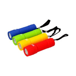 Edm Mini lampe torche LED COB Trail Grip 60 lm 0.5 W, piles AAA incluses, couleurs assorties, Ø 30 x 96 mm