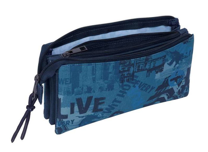Safta Portatodo triple "New Edition" - Valise 3 compartiments pour enfants - 22x12x3 cm - À partir de 3 ans Safta Portatodo triple "New Edition" - Valise 3 compartiments pour enfants - 22x12x3 cm - À partir de 3 ans