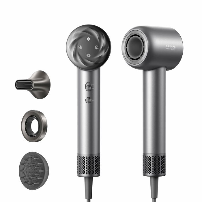Sèche-cheveux Dreame Glory Mix 1600 W Noir, Ionique, Protection Surchauffe