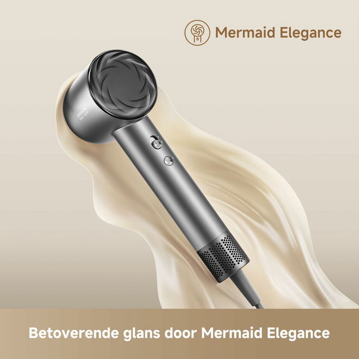 Sèche-cheveux Dreame Glory Mix 1600 W Noir, Ionique, Protection Surchauffe