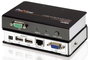 Aten CE700A Extension KVM USB sur câble Cat 5e avec VGA, résolution 1920x1200 et portée jusqu'à 150 mètres - Double console