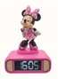 Lexibook Réveil veilleuse Minnie Rose et Noir avec sons et mélodies 3D