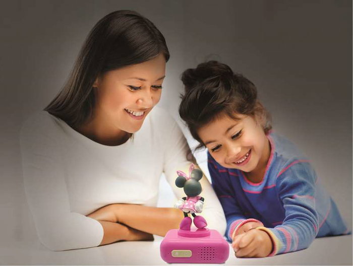 Lexibook Réveil veilleuse Minnie Rose et Noir avec sons et mélodies 3D Lexibook Réveil veilleuse Minnie Rose et Noir avec sons et mélodies 3D