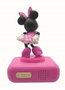 Lexibook Réveil veilleuse Minnie Rose et Noir avec sons et mélodies 3D