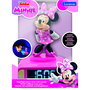 Lexibook - Réveil lumineux Disney Minnie avec veilleuse tactile, 6 mélodies, volume ajustable et fonction snooze - Modèle RL800MN