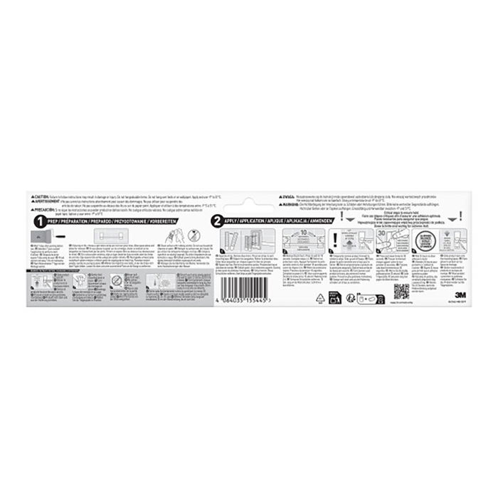 Porte-serviettes à barre Command 29,9 x 7,7 x 4,7 cm Noir Métal