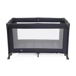 Chicco - Lit de Voyage pliant Goodnight Pegaso Blue - Pour bébé de 0 à 4 ans - Avec matelas rembourré et système de sécurité