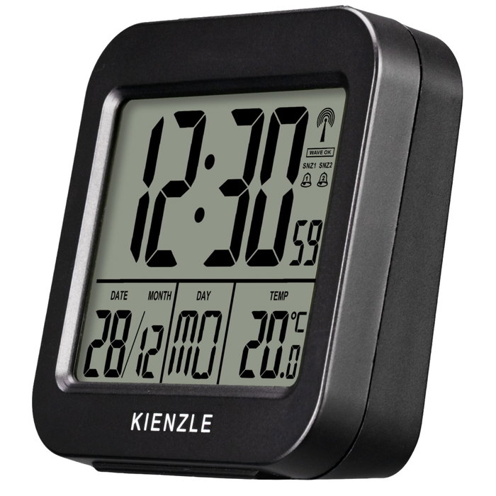 Kienzle Réveil de Voyage avec Affichage de la Température