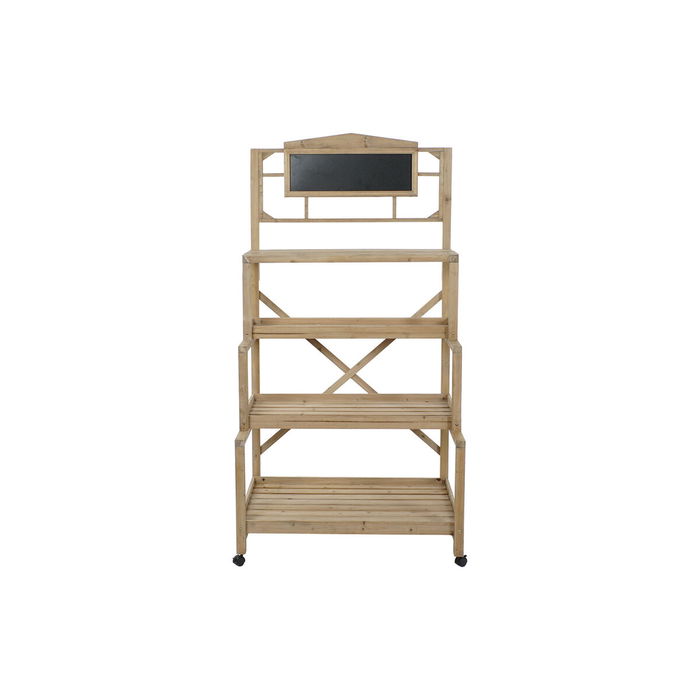 Étagère Home ESPRIT Noir Ardoise Bois d'épicéa 98 x 68 x 192 cm