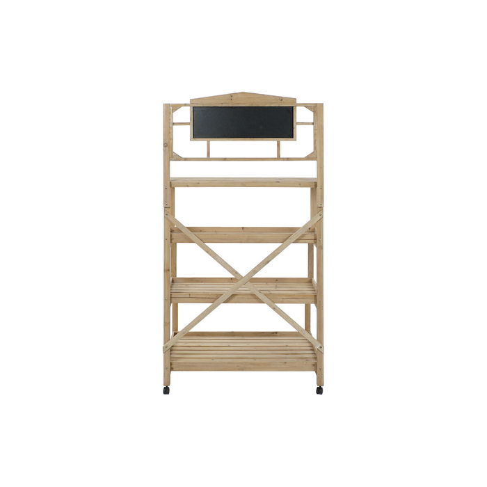 Étagère Home ESPRIT Noir Ardoise Bois d'épicéa 98 x 68 x 192 cm