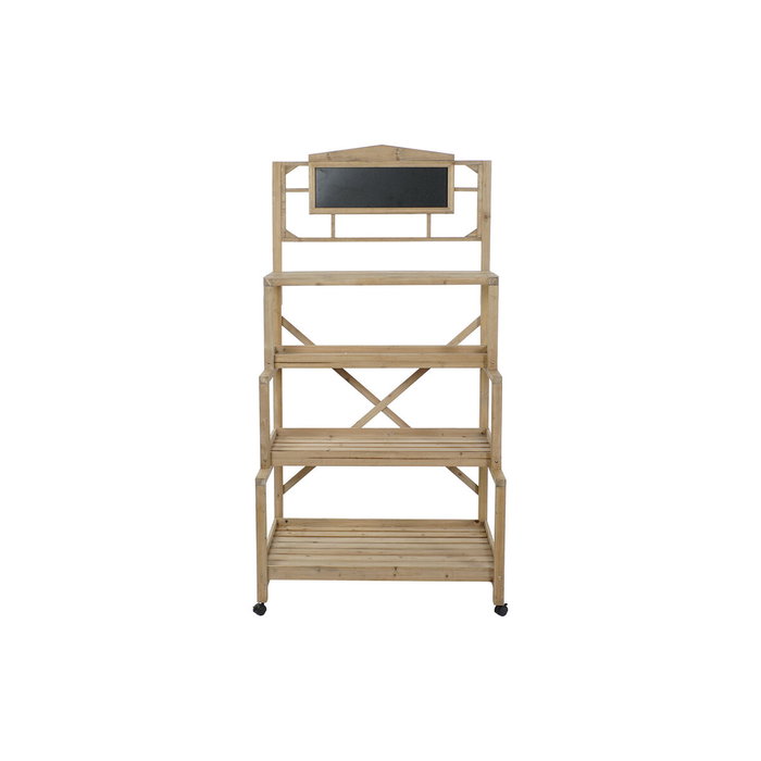 Étagère Home ESPRIT Noir Ardoise Bois d'épicéa 98 x 68 x 192 cm