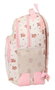 Safta Sac à dos double avec renforts d'angles adaptable à poussette 32 x 42 x 15 cm pour enfant dès 36 mois