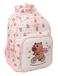 Safta Sac à dos double avec renforts d'angles adaptable à poussette 32 x 42 x 15 cm pour enfant dès 36 mois