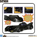 Mezco Toyz DC Universe Batman 1989 Batmobile Véhicule pour Figurine 9,5 cm Collection 5 Points Mezco Toyz DC Universe Batman 1989 Batmobile Véhicule pour Figurine 9,5 cm Collection 5 Points