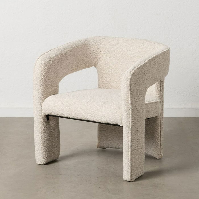 Chaise de Salle à Manger Beige Polyester 69 x 66 x 73 cm