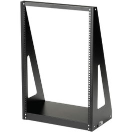 Startechcom Rack ouvert 2 colonnes 16U noir