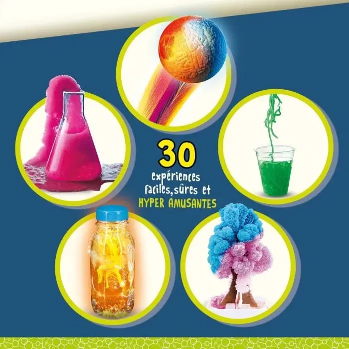 Lisciani Giochi - Kit Scientifique Laboratoire des Super Réactions I'M A GENIUS - 30 Expériences Chimie pour Enfants 8+