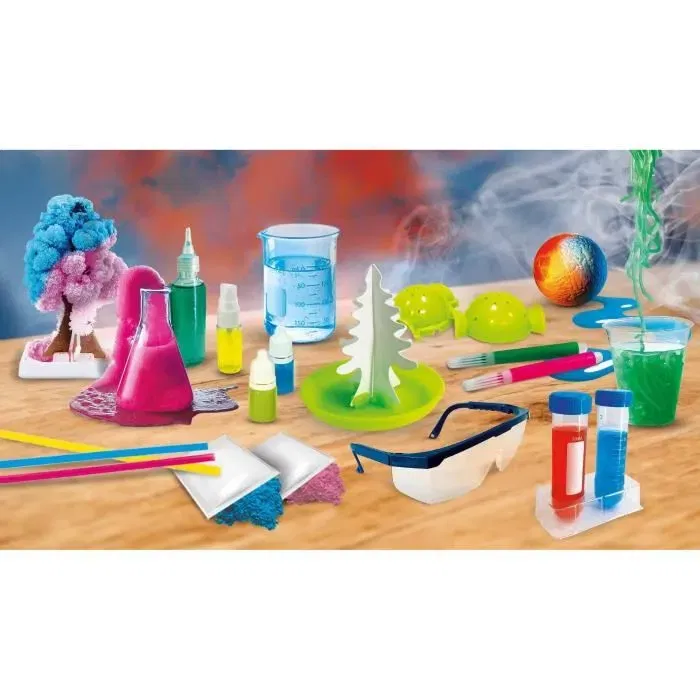 Lisciani Giochi - Kit Scientifique Laboratoire des Super Réactions I'M A GENIUS - 30 Expériences Chimie pour Enfants 8+