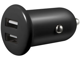 Sandberg Chargeur Allume-Cigare 2 Ports USB 1A + 2.1A pour iPhone, iPad et Smartphones