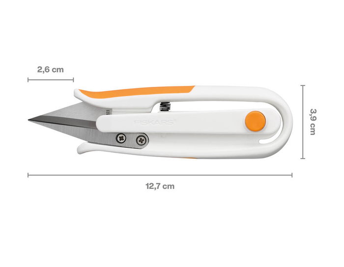 Fiskars Tijeras de deshilvanar EasyAction ultrafiladas 13cm