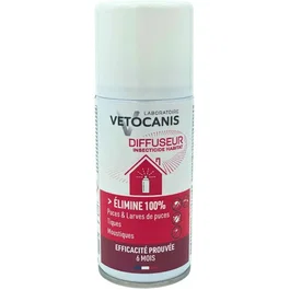 Vetocanis Diffuseur insecticide habitat 150 ml anti-parasites