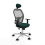 Piqueras y Crespo Chaise de Bureau avec Appui-tête Jorquera 1D086N1 Vert