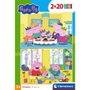Clementoni Peppa Pig - Lot de 2 puzzles de 20 pièces