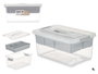 Kipit Organisateur Plastique Gris 9 L 35x17x23 cm Bandeja (Set de 6)