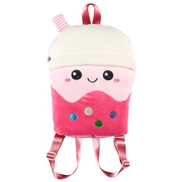 The Concept Factory Sac à dos peluche B.TEA rose