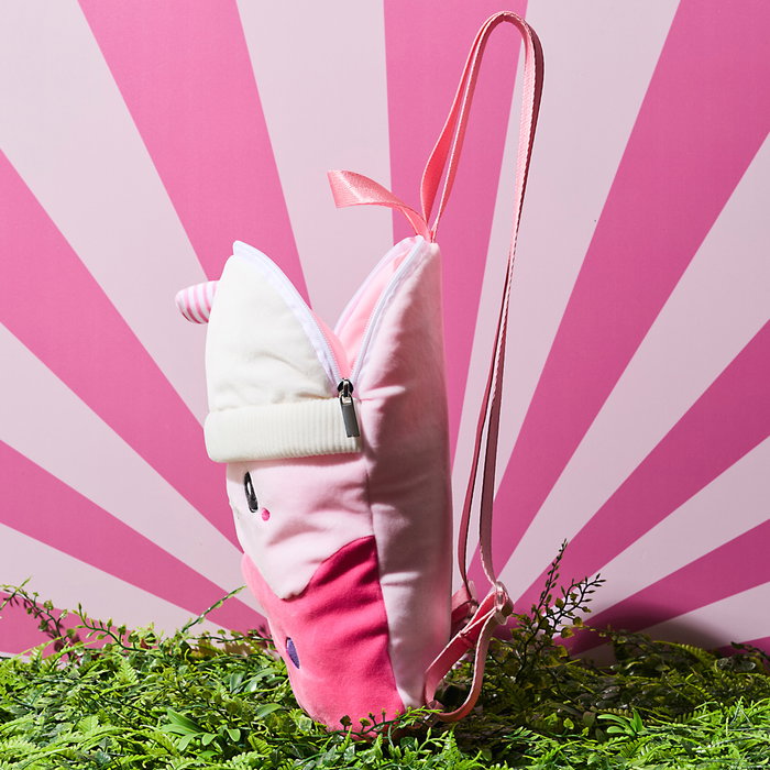 The Concept Factory Sac à dos peluche B.TEA rose