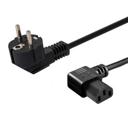 SAVIO Câble d'alimentation H03VV-F 3x0,75mm² 1,2m noir