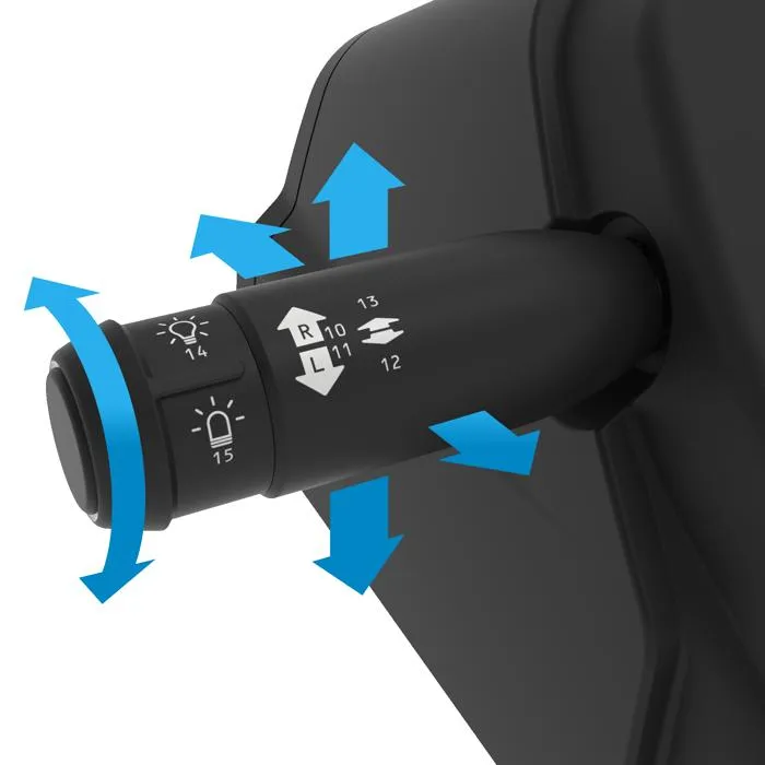 Hori - Volant de simulation agricole - PC - 340 mm de diamètre - Rotation 900° - 76 boutons - Avec capteurs magnétiques et application de personnalisation