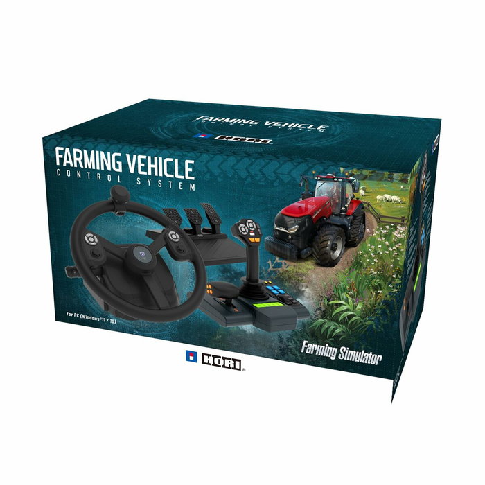 HORI Volant de simulation agricole 340 mm 900° de rotation 76 boutons