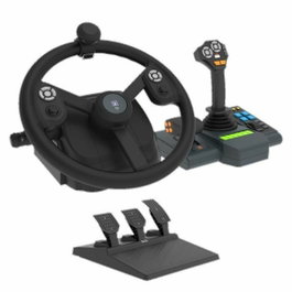 HORI Volant de simulation agricole 340 mm 900° de rotation 76 boutons